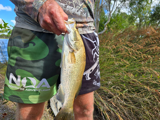 Cammo fishing shorts