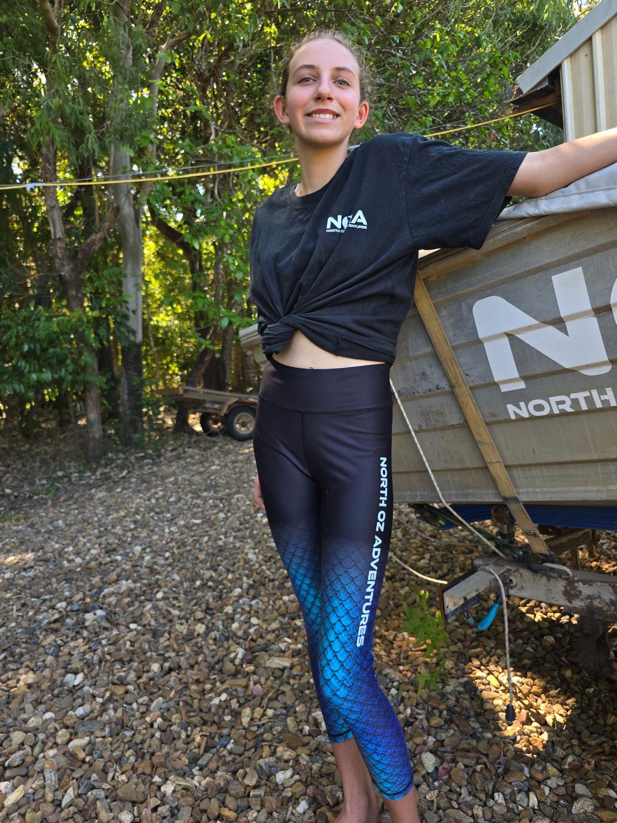 Leggings fish scale
