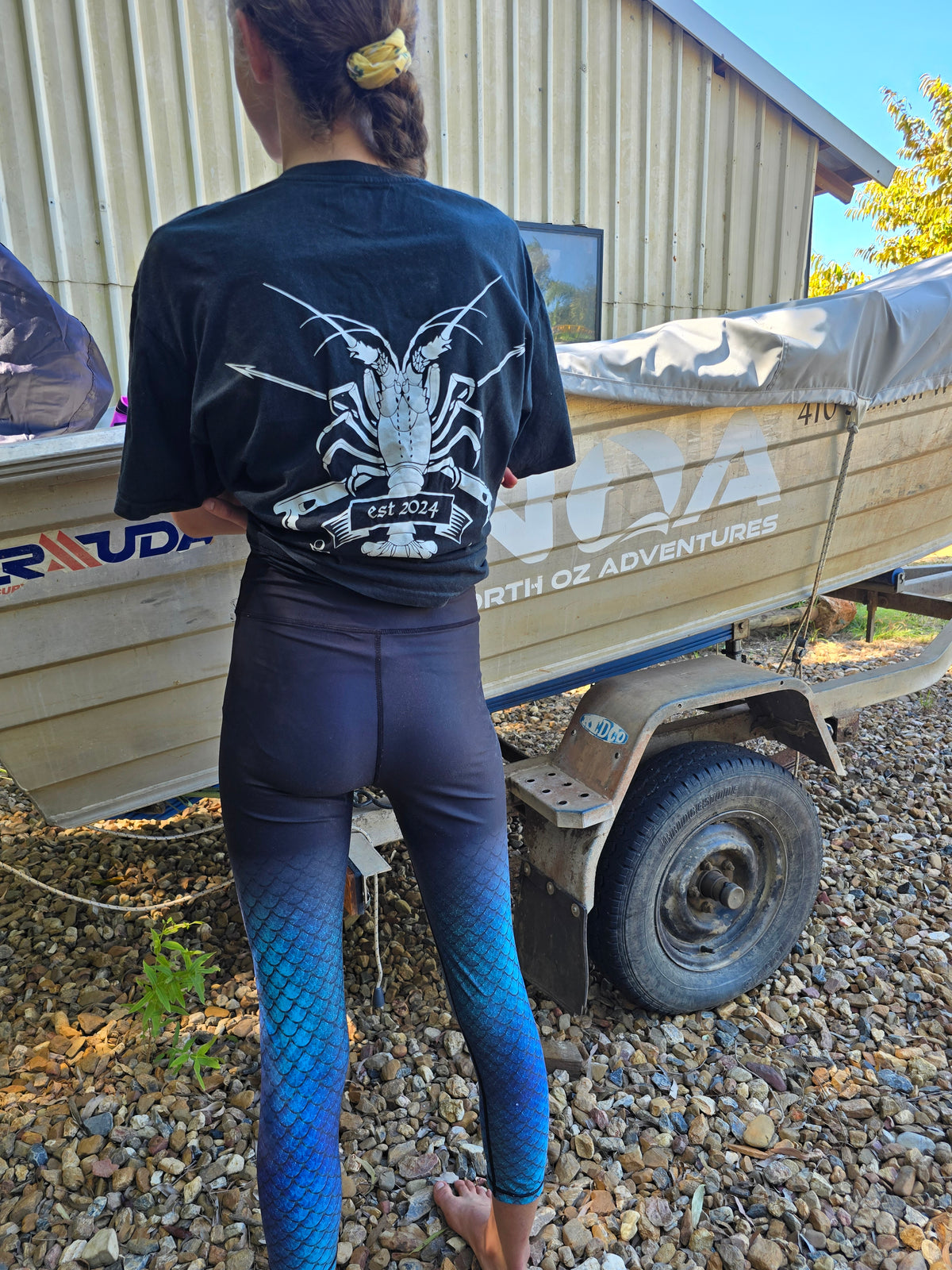 Leggings fish scale